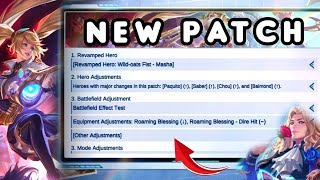 NEW PATCH 2.1.76 EVERY BUFF, NERF ADJUSTMENT ALL IN ADVANCE SERVER ~