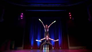 Award-Winning LED Club Juggling Routine from Circus Luminescence