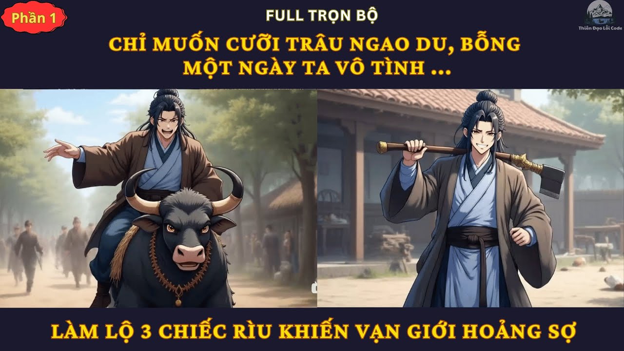 P1| Chỉ Muốn Cưỡi Trâu Ngao Du, Bỗng Một Ngày Ta Vô Tình Làm Lộ 3 Chiếc Rìu Khiến Vạn Giới Hoảng Sợ