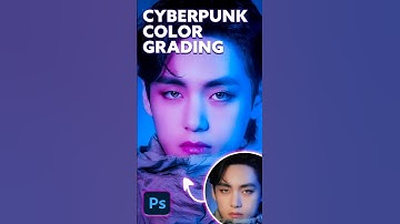Photoshop: Cyberpunk color Grading #like #tutorial #photoshoptutorial #graphicdesign #easy #editing