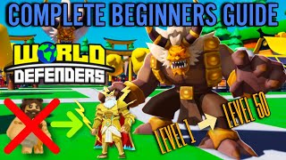 The Complete Beginners Guide To World Defenders (Roblox)