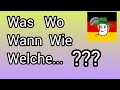 Розмовна німецька 20. Was, wo, wie, welche .... .Спеціальні питальні речення.