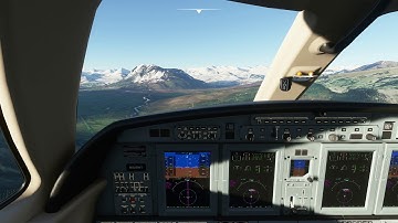 Crested Butte RW 29 VFR Approach - Working Title CJ4 0.8.3 - MSFS 2020