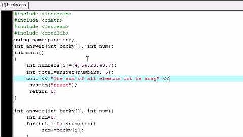 C++ Tutorial   25   Passing Arrays into Functions
