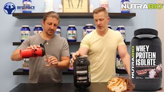 NutraBio Whey Protein Isolate Chocolate Dipped Macaroon Flavor Taste Test &amp; Review