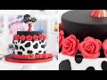 Disney Villains - CRUELLA de Vil CAKE - Fondant ROSES - Cake Decorating Tutorial -Tan dulce