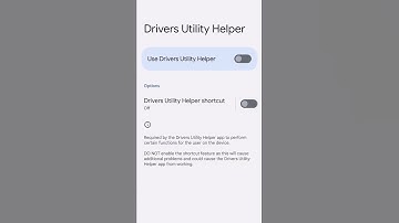 Drivers Utility Helper Accessibility Service Setup