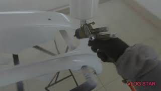 Satajet X 5500 1.3 Digital. Tesla Bumper Painting