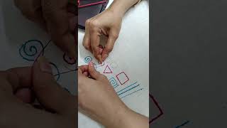 Aari work with normal Needle|thread work using normal Needle same like aari