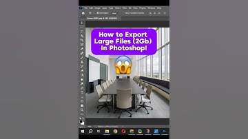 How to Export Large File in Photoshop | Photoshop File Export | Handle Large File Sizes in Photoshop