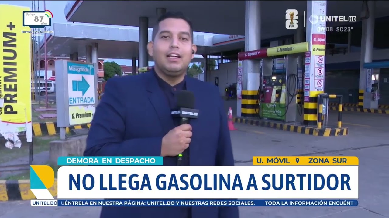 ​Vuelven las filas en surtidores de Santa Cruz: Choferes denuncian demoras para cargar gasolina