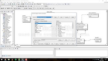 Generar script para una base de datos-Erwin Data Modeler
