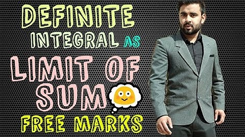Class 12 Limit of sum, maths ncert cbse Integration ch-7 Ex-7.8 by sachin sir