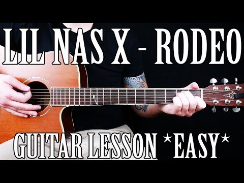 how-to-play-"rodeo"-by-lil-nas-x-feat.-cardi-b-on-guitar-*tabs*