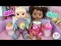 La Hermanita de ANA mi nueva muñeca Baby Alive Sun Lista para la escuela