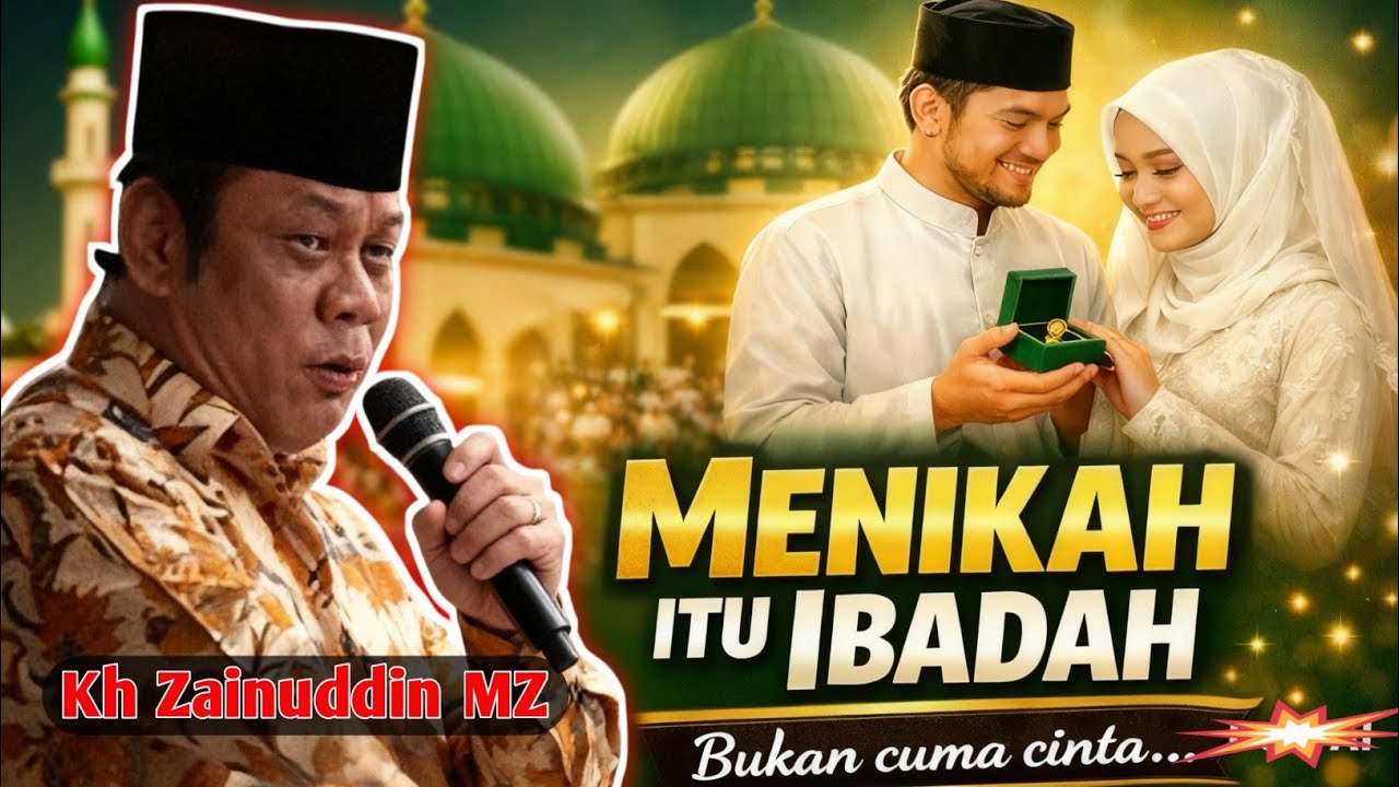 Sebelum Nikah Wajib Dengar! Nasehat KH Zainuddin MZ Tentang Pernikahan