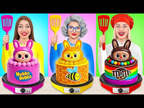 أنا مقابل جدتي في تحدي تحضير الطعام وصفات طعام رائعة Multi DO Joy