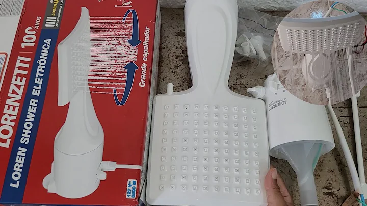 how to install loren shower electronic shower 5500w 127v lorenzetti