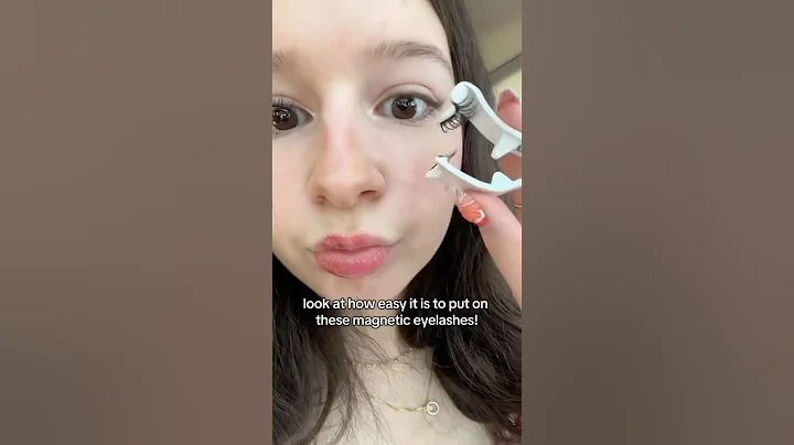 Trying MAGNETIC EYELASHES for the first time! 😱💄*viral beauty hack*