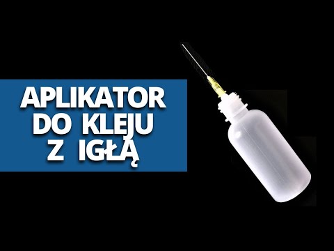 Aplikator do kleju z igłą 50ml wideo