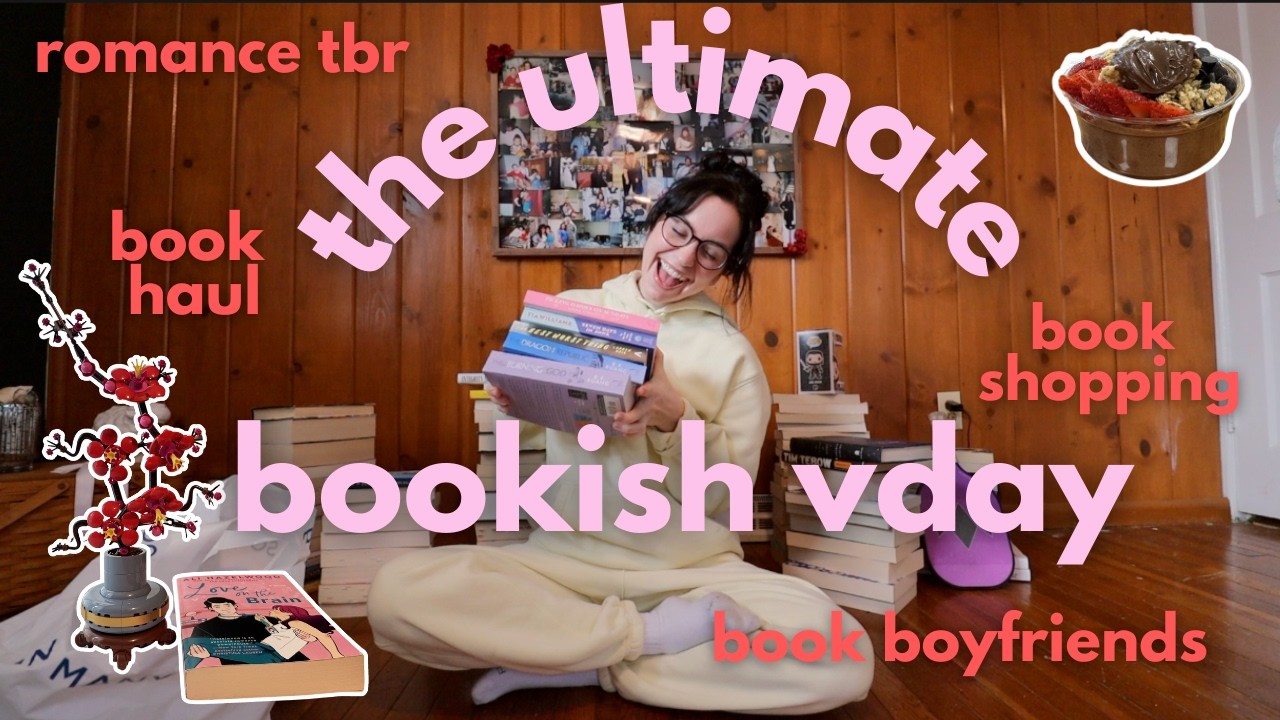 The ultimate bookish valentine’s day | Romance haul, TBR & book boyfriends