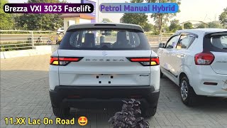 Maruti Suzuki Brezza VXI Facelift Hybrid 2023 Petrol | On Road Price | Mileage