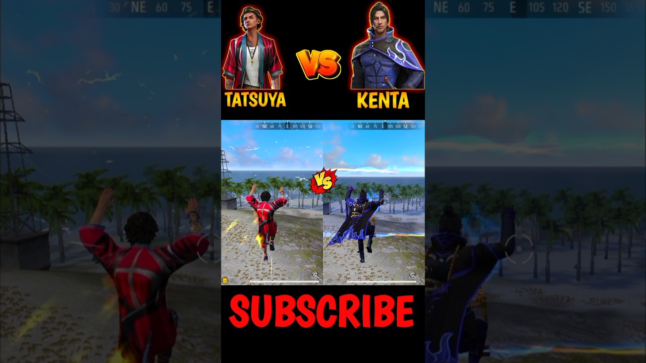TATSUYA  VS KENTA 😱 CHARACTER ABILITY TEST 🔥 ll WHO IS BEST 🏆ll 
