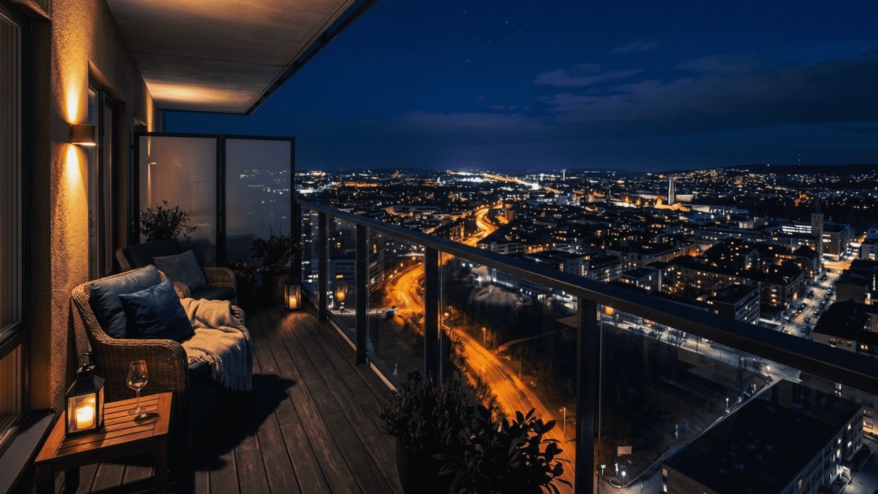 Peaceful Night Above The City