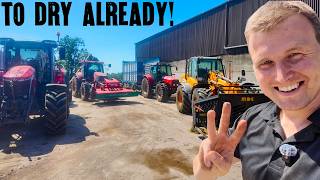 Getting Ready for Our Earliest EVER Third Cut – 200+ Acres!