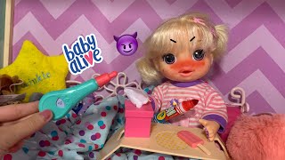 Baby Alive Katrina Fakes Sick