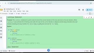 Break, continue, pass keywords in python in telugu