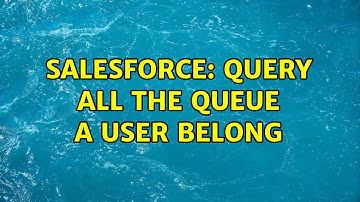 Salesforce: Query all the queue a user belong (2 Solutions!!)