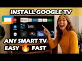 Install Google TV On Samsung LG Sony ANY Smart TV Easy Fast Install Google TV On Samsung LG Sony ANY Smart TV Easy Fast