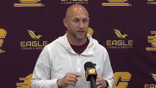 Press conference: Central Michigan's Matt Drinkall on the opening of fall camp