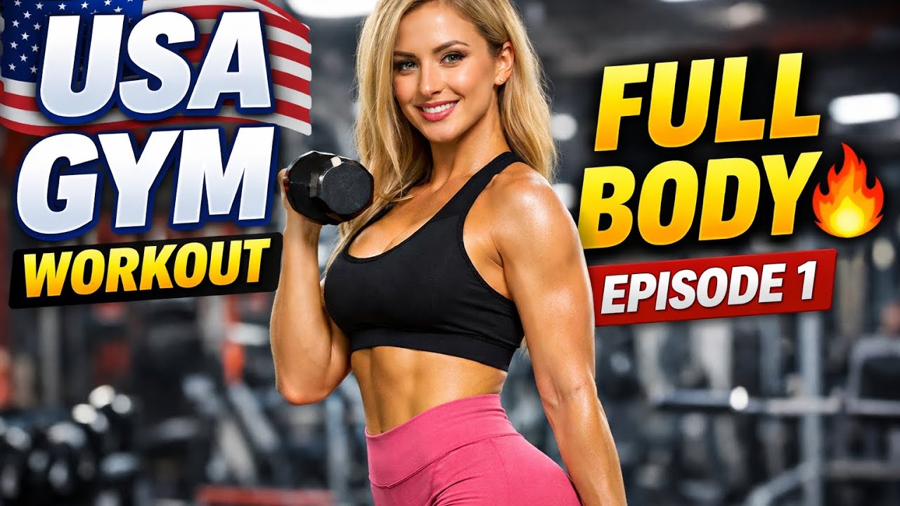 USA Fitness Girl Workout 🔥 Viral Gym 