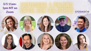 Professional and Published Virtual Book Fair March 2024