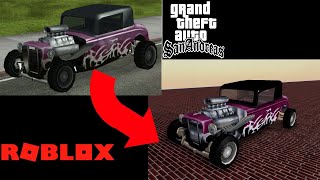 Export GTA:SA .dff files  as .obj for ROBLOX using Blender! (ALL CARS)