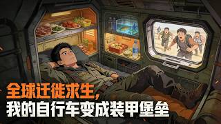 【Multi Sub】《全球遷徙求生，我的自行車變成裝甲堡壘》升級系統在手，我的移動城堡卻裝滿物資#漫劇 #動態漫 #AI漫劇 #動漫 #動畫 screenshot 4