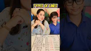 Types of Lines | Easy Learning for Kids ✏️|MathTricks |Daniel'skids