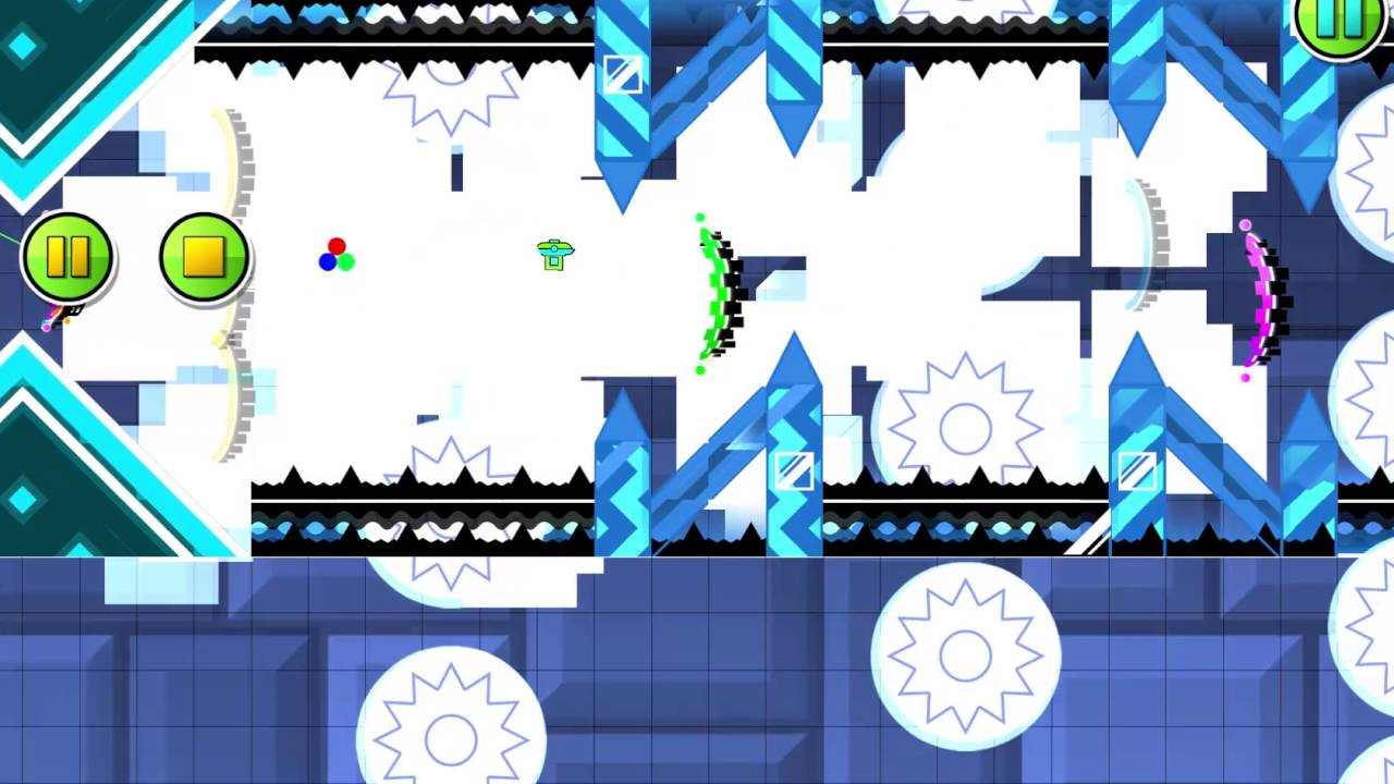Geometry Dash: Showcasing some of my levels in progress - YouTube