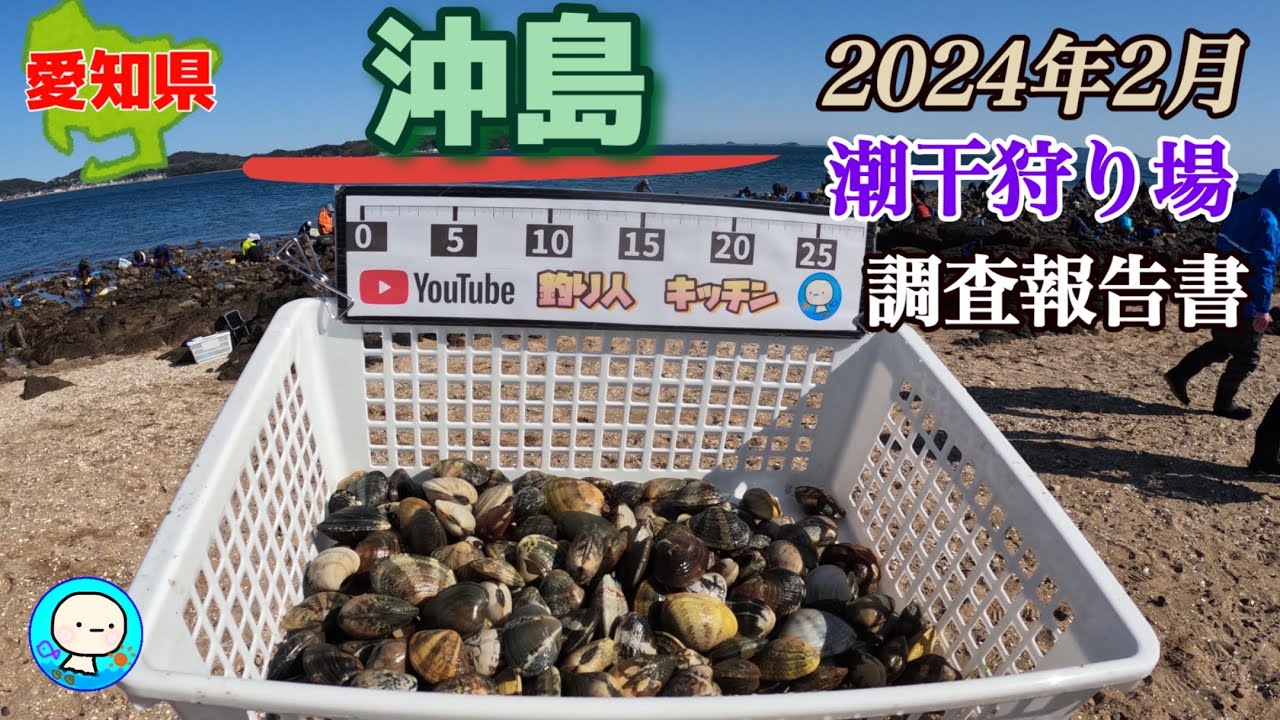 2024愛知県東幡豆沖島潮干狩りガイド。達人に聞いてみたよ。