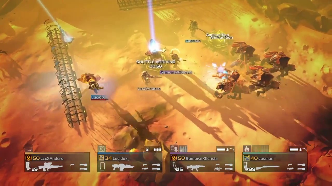 Helldivers - Constitution with Incendiary Grenades vs Bugs