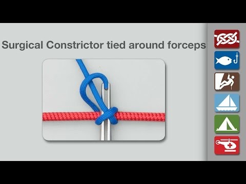 Surgical Constrictor - Tied around Forceps