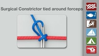 Surgical Constrictor - Tied around Forceps