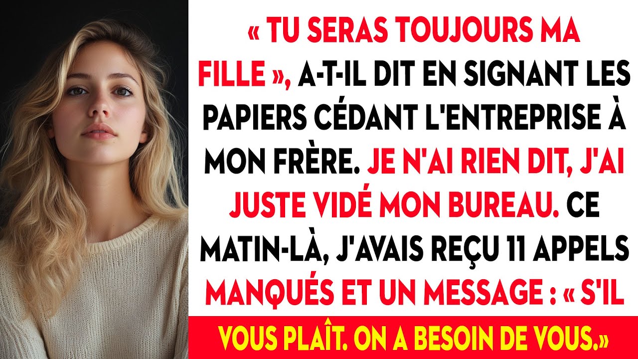 Mon Père A Choisi Mon Frère. Il Ne Se Doutait Pas De Ce Que Je Détenais Encore.