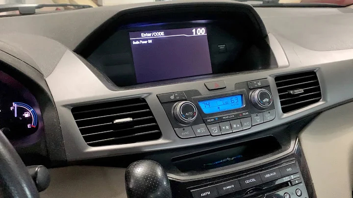Quick Fix - Reset Honda Radio Code After Battery Fail