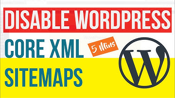 Disable default WordPress Core XML Sitemaps in 5 mins :: Remove the conflict in your SEO plugin: