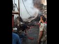 السيطرة على حريق معارض شارع بور سعيد مدينة طهطا محافظة سوهاج 