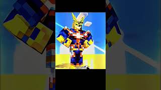can Superman save Goal Minecraft animated 1% skills Vs 99% skill power Minecraft Anime football ⚽🏈
