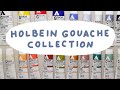 Swatching my entire HOLBEIN ACRYLA GOUACHE collection (20 muted colours) + My top 3 favourites